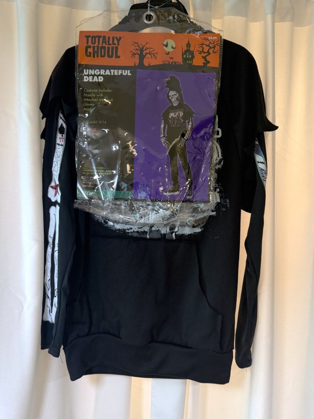 NWT Totally Ghoul California Costumes "Ungrateful Dead" Teen L Halloween Costume